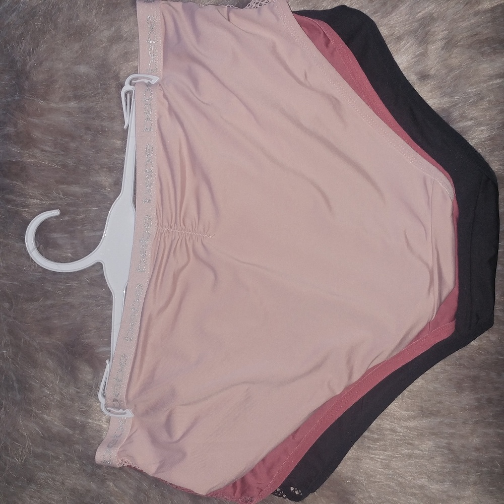 🌻TRADE bebe 3 pk mesh cut out ruched booty brief - Picture 5 of 6